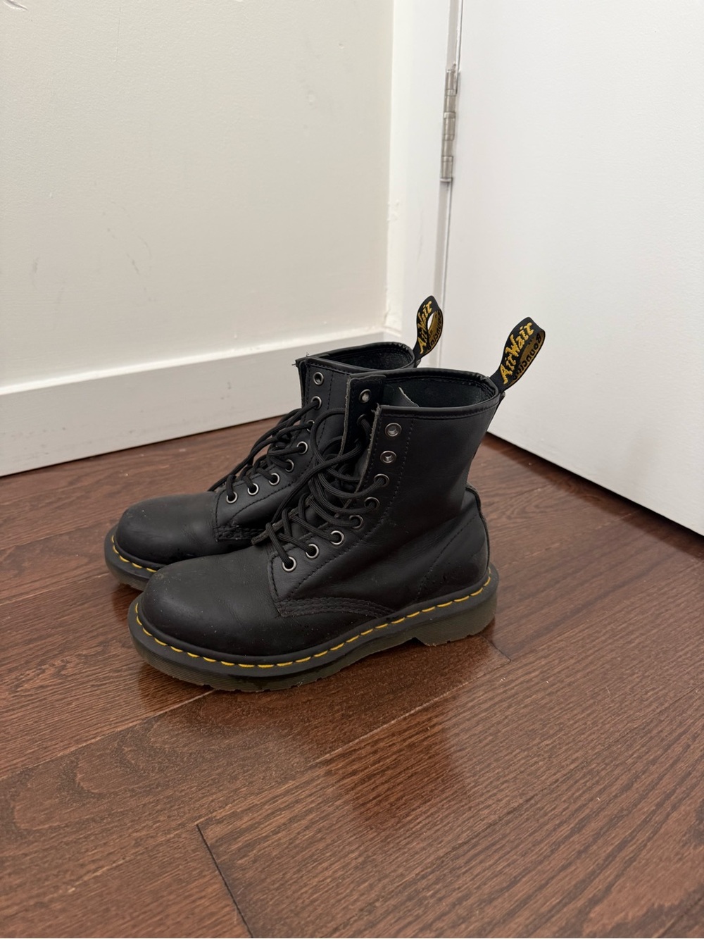 Dr. Martens Black Leather 1460 Boots